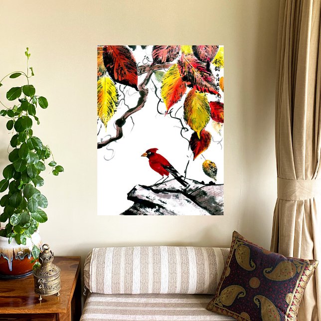 Lienzo Ave china en otoño (Subido por el creador)