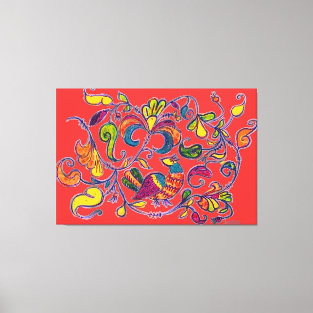 Lienzo Ave del Norte por Alexandra Cook (Anverso)