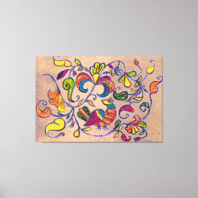 Lienzo Ave del Norte por Alexandra Cook (Anverso)