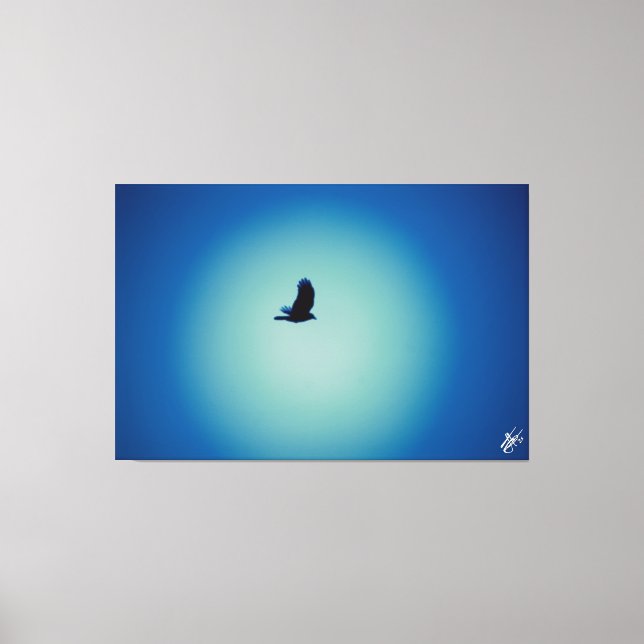 Lienzo Ave en la serie de posts #8 (Anverso)