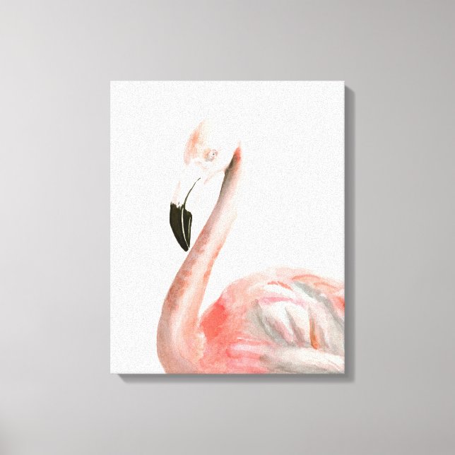 Lienzo Ave Flamingo Tropical (Anverso)