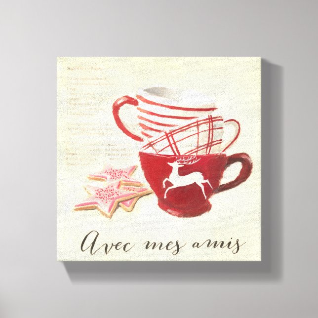 Lienzo Avec Mes Amis (Anverso)