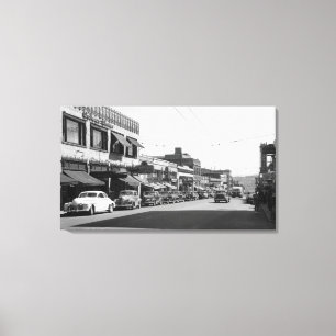 Lienzo Avenida de la universidad en Seattle, Washington