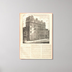 Lienzo Avenida Lexington Baños Turcos y Romanos