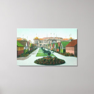 Lienzo Avenida ViewSanta Cruz, CA de la ciudad de la