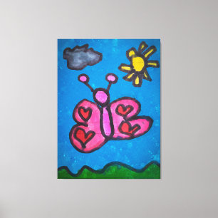 Lienzo Aventuras en el Ilustracion de la Tierra Personali