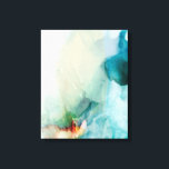 Lienzo Aversion - Azul acuarela<br><div class="desc">Aversión I de Sisa Jasper. Un bonito diseño de acuarelas nevadas con tonos azules y otros acentos que se desvanecen hacia la parte superior izquierda.</div>