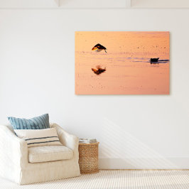 Lienzo Aves del Oeste que vuelan las llaves de la Florida