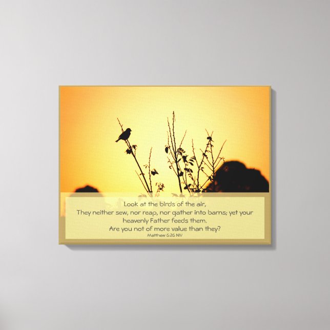 Lienzo Aves del Poster del aire (Anverso)