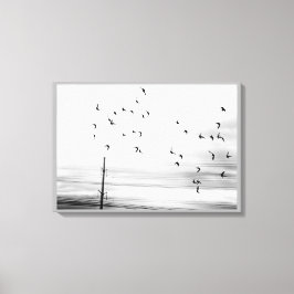 Lienzo Aves que vuelan por hidro hidro estrellan escena
