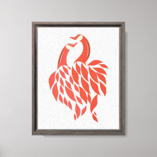 Lienzo Aves románticas de amor Feng Shui Art - Sinopsis d