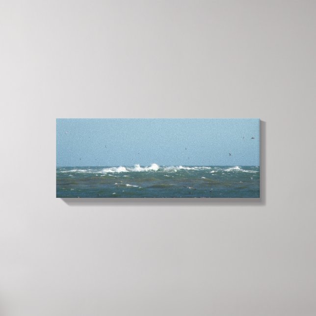 Lienzo Aves trabajando (Anverso)