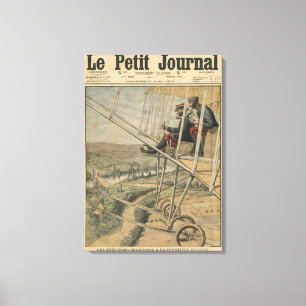 Lienzo Aviadores militares en el frente del este