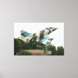 Lienzo Avión de combate argentino