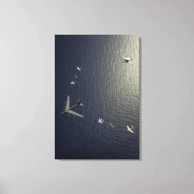 Lienzo Avión de la Fuerza Aérea de los Estados Unidos B-5 (Anverso)