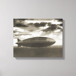 Lienzo Avión histórico de época, R101 en Cardington