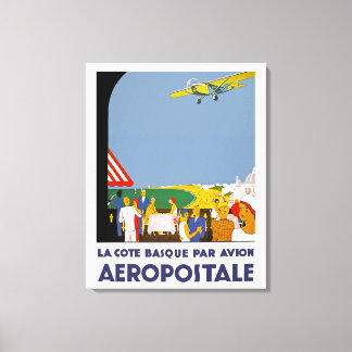 Lienzo Avión vasco de La Cote