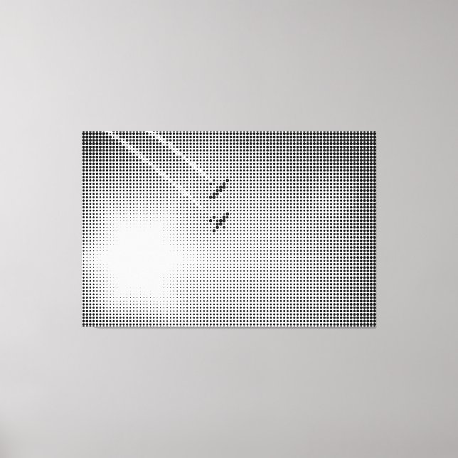 Lienzo Aviones técnicos de efecto de semitono negro en el (Anverso)