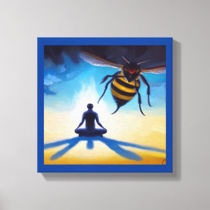 Lienzo Avispa Animal Espiritual 3