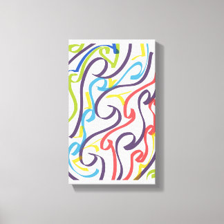 Lienzo Awesome Maori style ribbon art