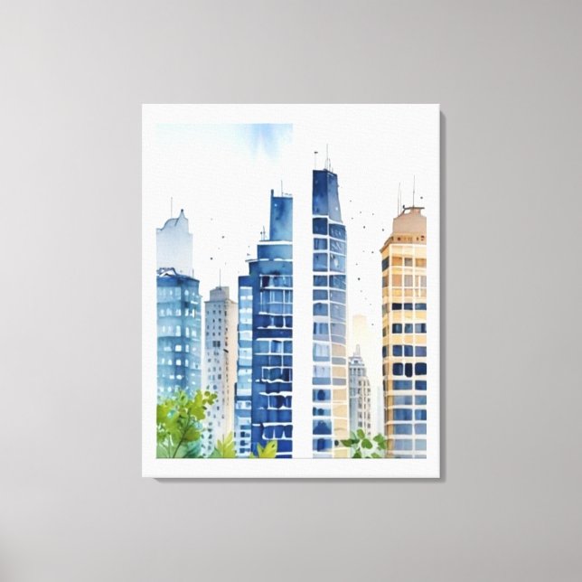 Lienzo azoteas aleteos (Anverso)