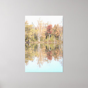 Lienzo Azul A Través Del Agua