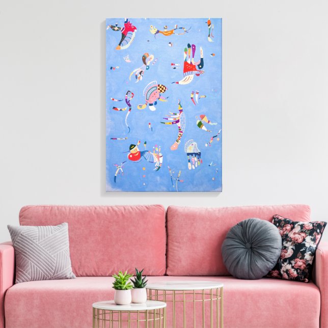 Lienzo Azul cielo | Wassily Kandinsky (Insitu (Sala de estar))