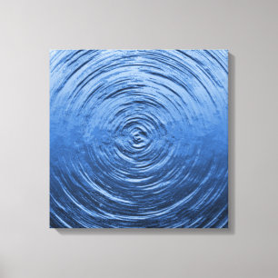Lienzo Azul de la ondulación del agua