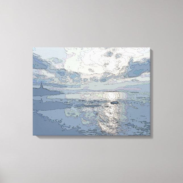 LIENZO AZUL DE SOL (Anverso)