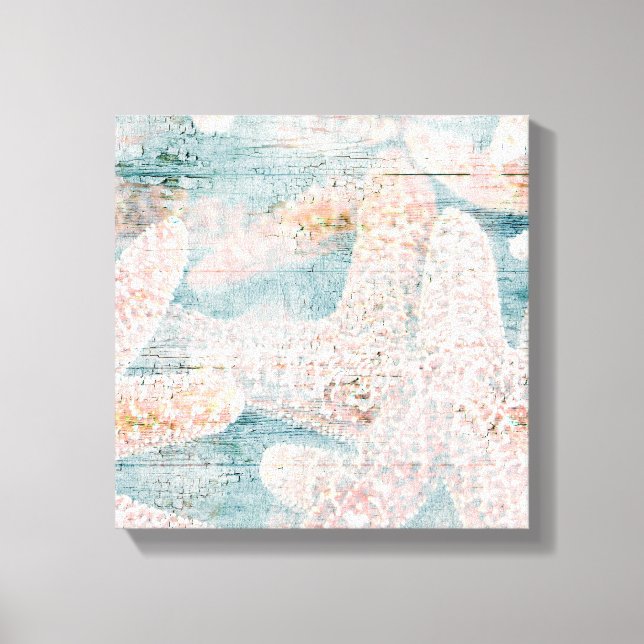 Lienzo Azul estelar ruso Verde azulado (Anverso)