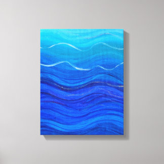 Lienzo Azul Profundo