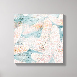 Lienzo Azul verde azulado de las estrellas de mar