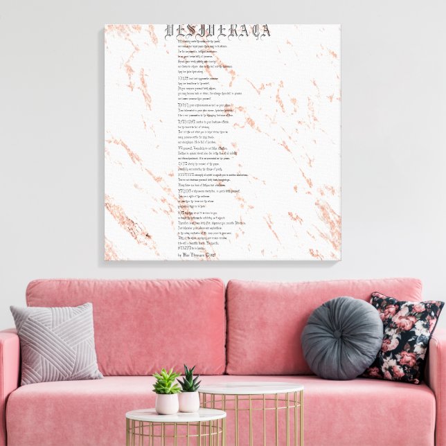 Lienzo Azul y Rosa Floral y Encaje (Insitu (Sala de estar))
