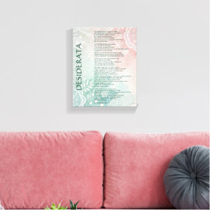 Lienzo Azul y Rosa Floral y Encaje