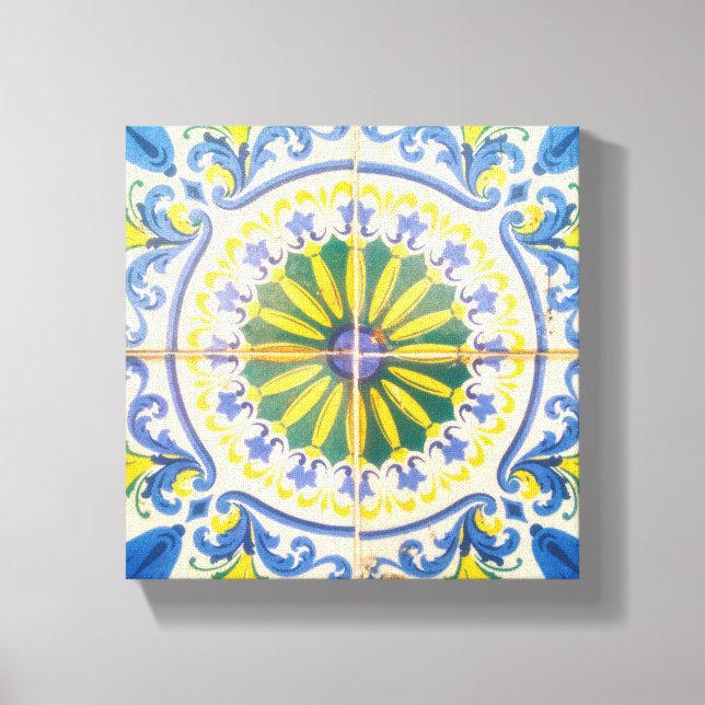 Lienzo Azulejos (Anverso)