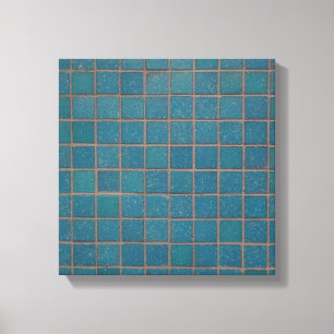 Lienzo azulejos azules