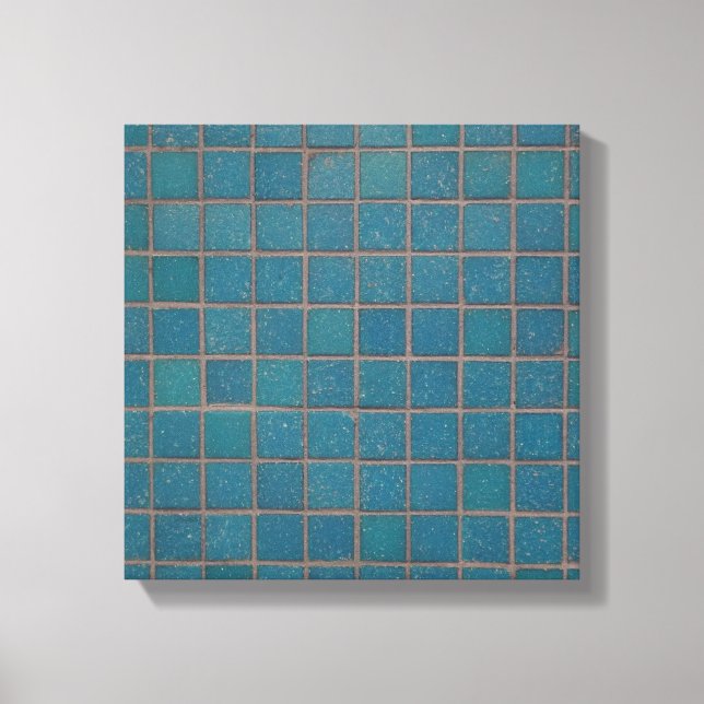 Lienzo azulejos azules (Anverso)