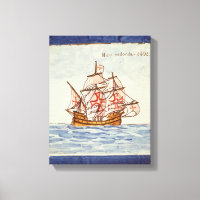 azulejos azules que representan un barco, de Sagre