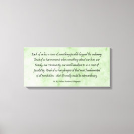 Lienzo B J Palmer Extraordinario Vida Chiropráctica