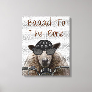 Lienzo Baaad to the Bone