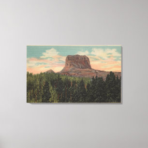 Lienzo Babb, TA - vista de la principal montaña grande d