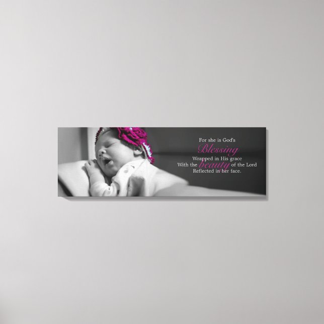 LIENZO BABY CANVAS DIOS BENDICIÓN (Anverso)