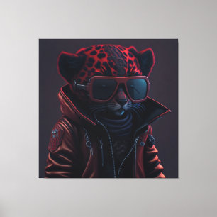 Lienzo Baby Leopard Luxury, elegancia y estilo, premium c