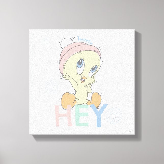 Lienzo Baby TWEETY™ Hey Nieve (Anverso)
