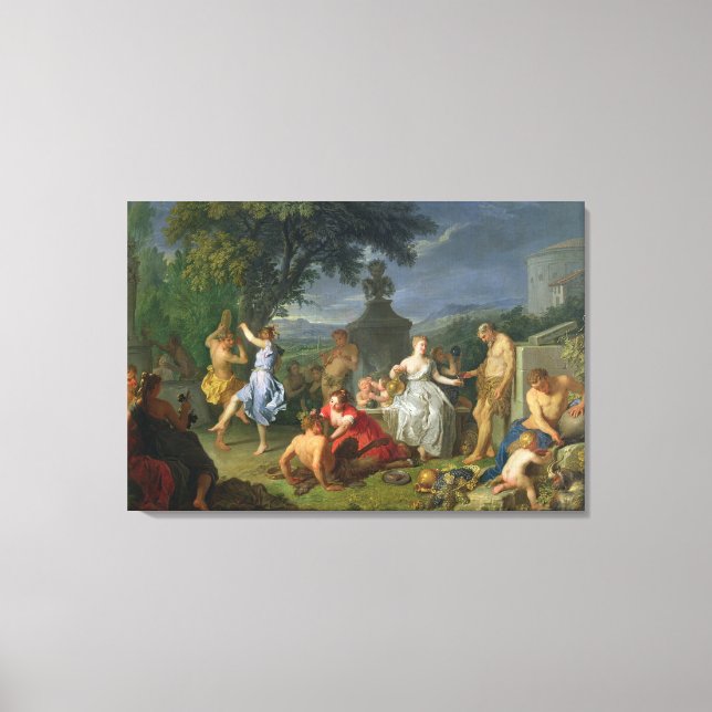 Lienzo Bacanal, 1719 (aceite sobre lienzo) (Anverso)