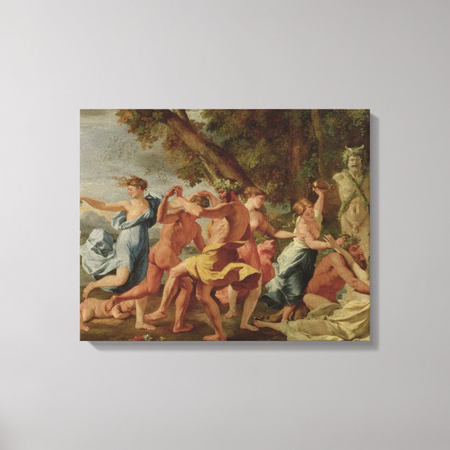 Lienzo Bacanal antes de una Herma, c.1634 (Anverso)