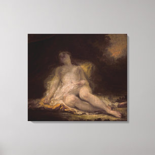 Lienzo Bacchante durmiente