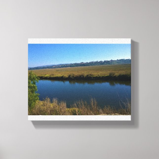 Lienzo Back Bay, Newport Beach, California (Anverso)