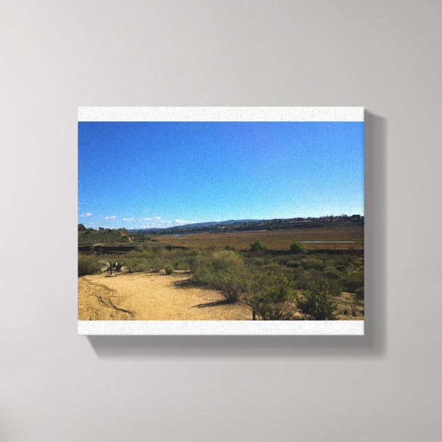Lienzo Back Bay, Newport Beach, California (Anverso)