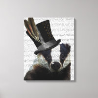 Badger Steampunk en sombrero superior